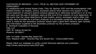 LICENSED TO LICK – Nyomi Zen Submissive Lesbian Anal Sex